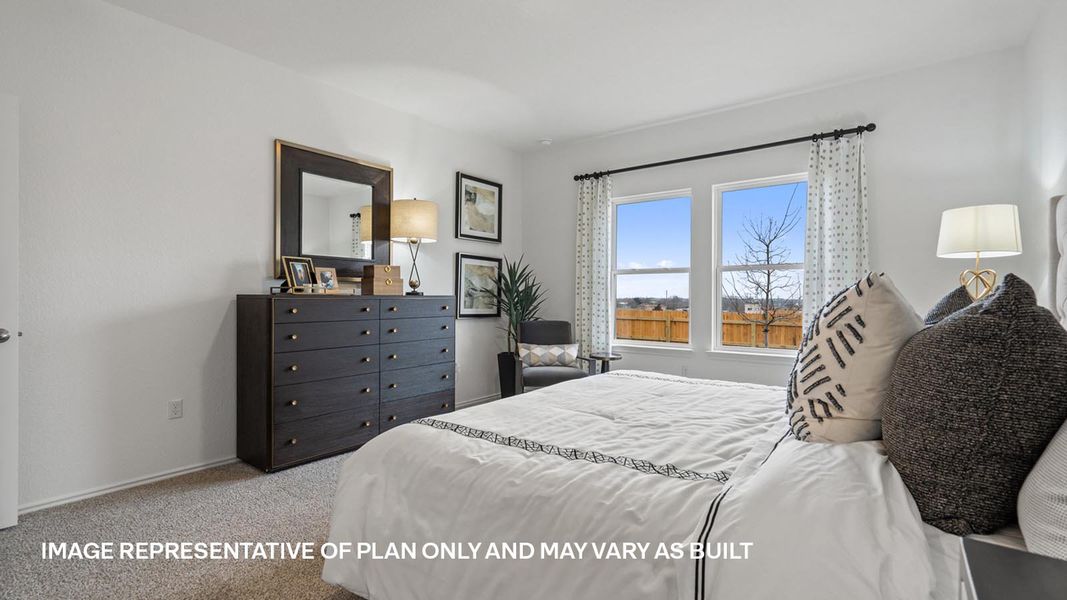 Furnished interior view inside a new home in Palomino, Manor (Image 28).