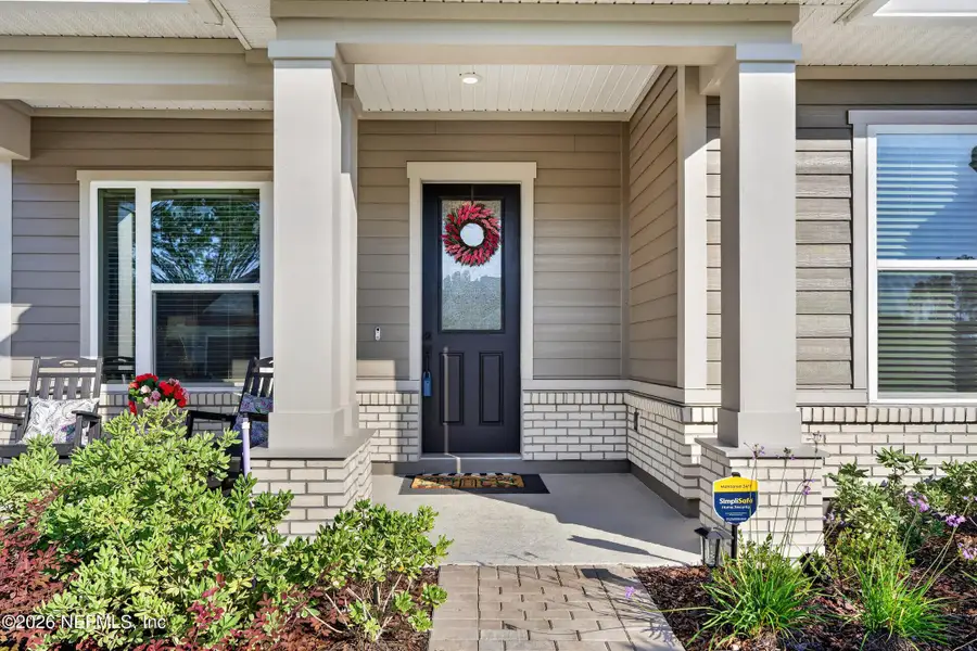 Exterior details and patio area of a home in , St. Johns (Image 34).