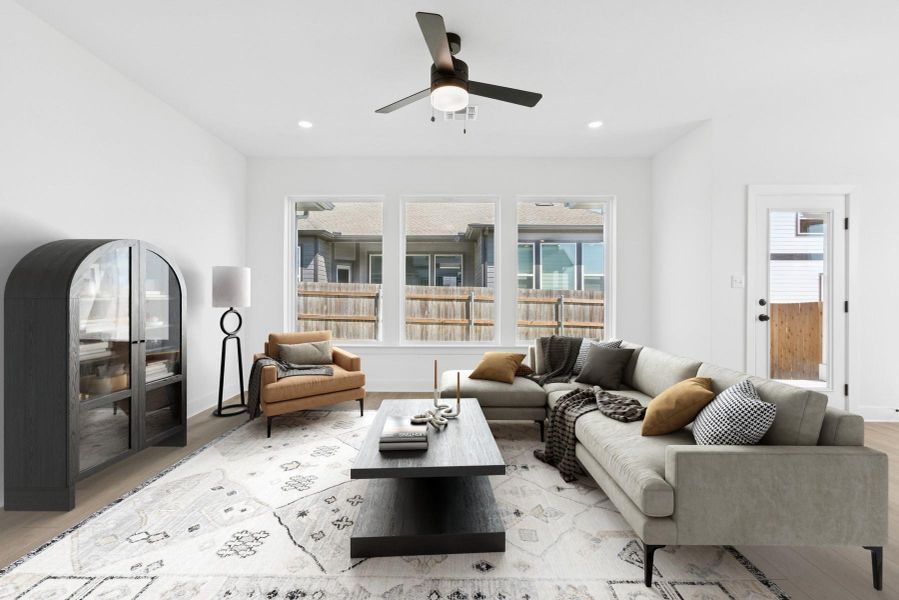 Family Room (Staged) Family Room (Staged)