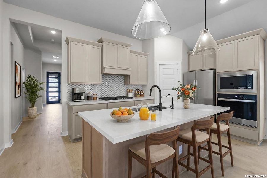 Furnished interior view inside a new home in Stillwater Ranch, San Antonio (Image 16).