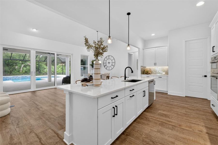 Furnished interior view inside a new home in , The Villages (Image 17).