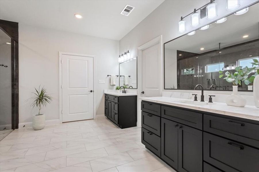 Furnished interior view inside a new home in , Hewitt (Image 9).