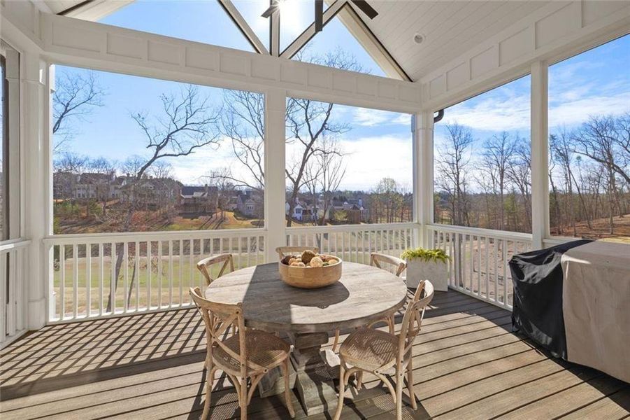 Exterior details and patio area of a home in , Dawsonville (Image 27).