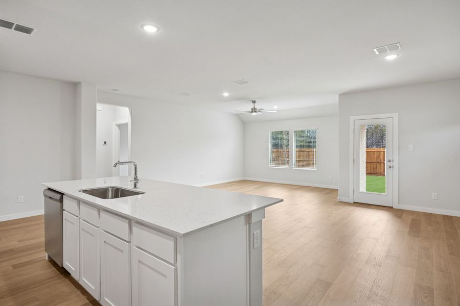 Open Floor Plan in the Heisman home plan by Trophy Signature Homes – REPRESENTATIVE PHOTO