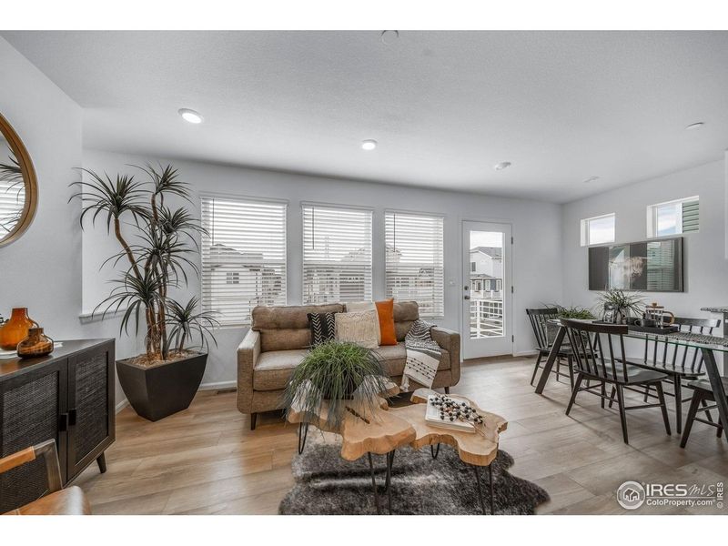 Furnished interior view inside a new home in , Johnstown (Image 11). Furnished interior view inside a new home in , Johnstown (Image 11).