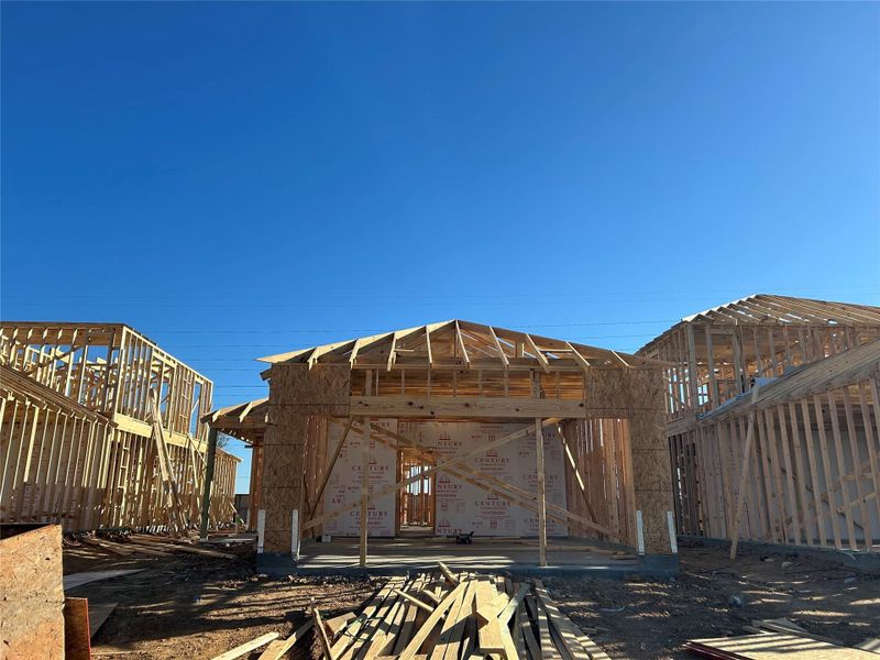 In-progress construction of a new home in Paloma at Sanford Farms, Waller, TX (Image 23).