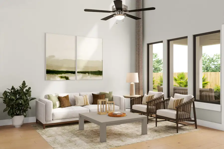Furnished interior view inside a new home in Trillium, Richmond (Image 6).