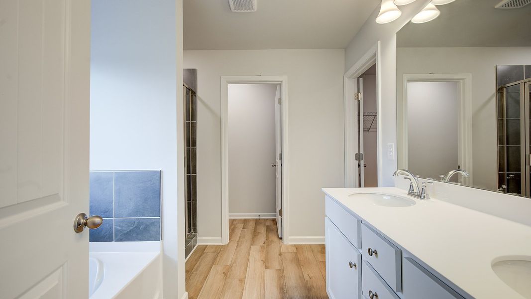 Representative furnished interior of a home built from the Reagan by DRB Homes in Westminster, Covington (Image 23).