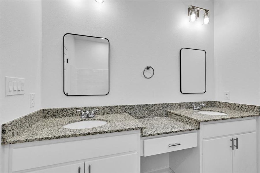 Full bath with double vanity Full bath with double vanity