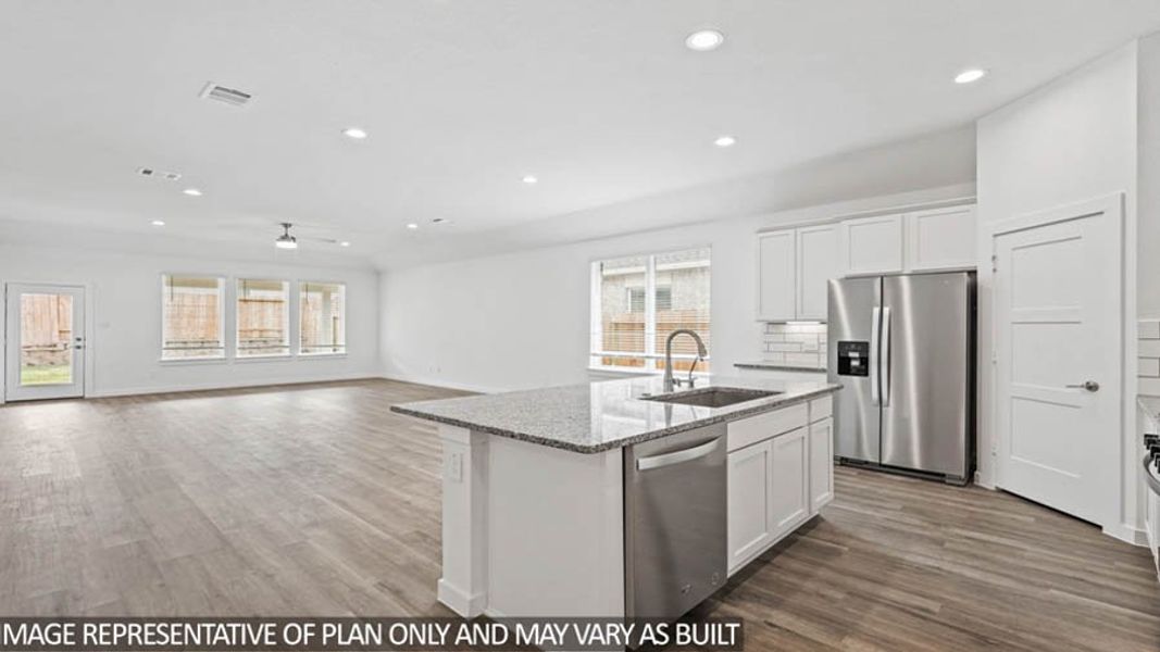 Furnished interior view inside a new home in Mill Creek Estates, Magnolia (Image 4).