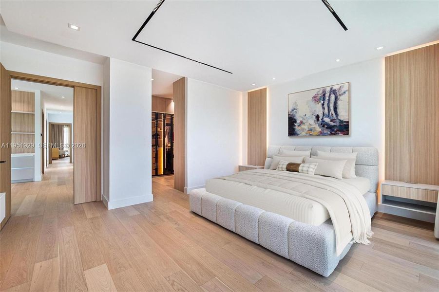 Furnished interior view inside a new home in , Miami (Image 6).