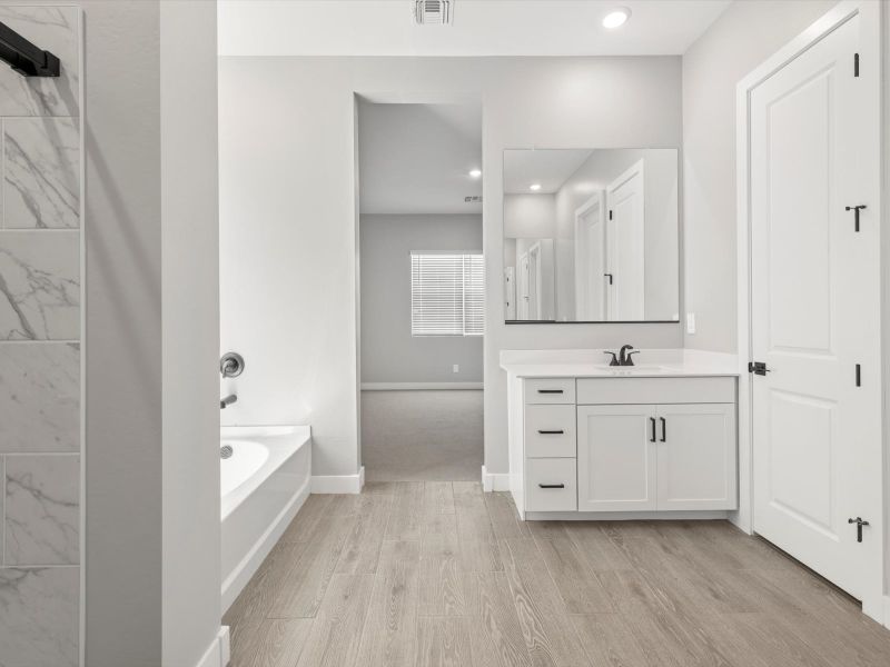 Furnished interior view inside a new home in Paloma Creek - Signature Series, Surprise (Image 4).