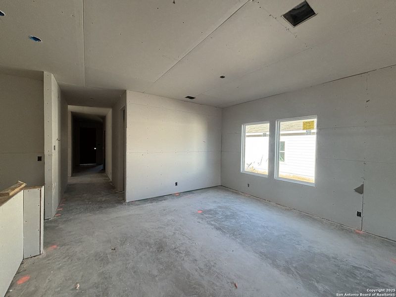 In-progress construction of a new home in The Summit at Saddlebrook Ranch 55's, Schertz, TX (Image 19).