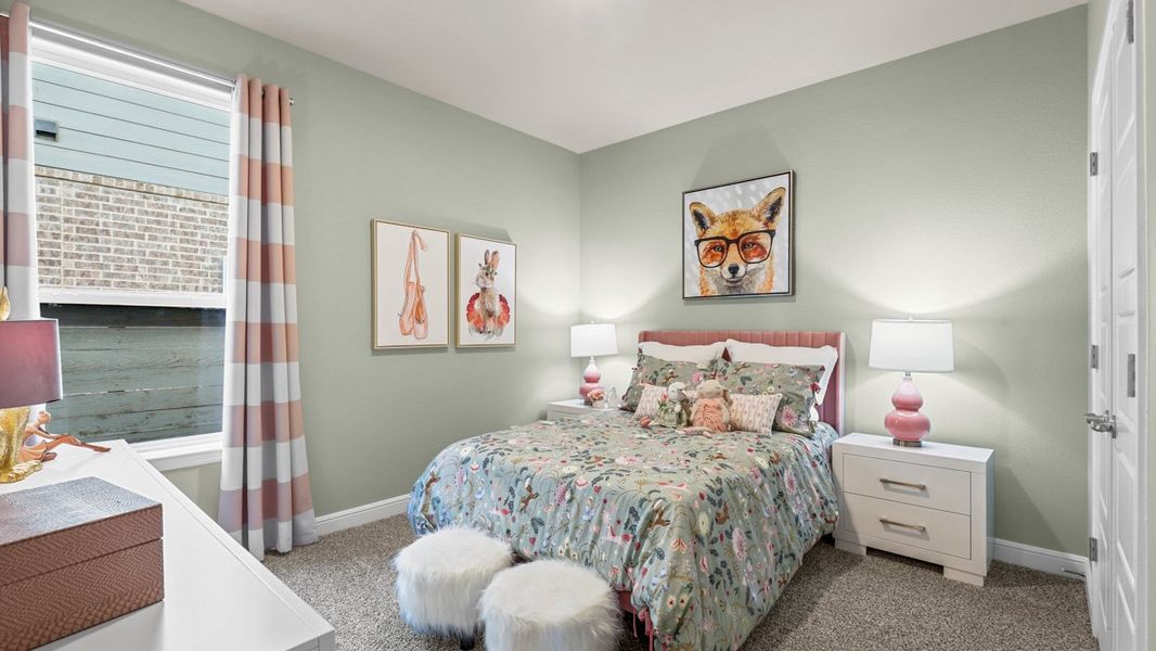 Furnished interior view inside a new home in Treeline, Justin (Image 33).