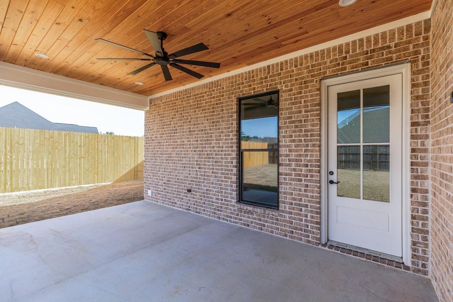 Exterior details and patio area of a home in , Lumberton (Image 26).