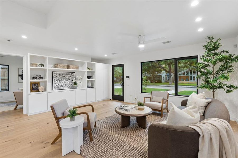 Furnished interior view inside a new home in , Dallas (Image 5).