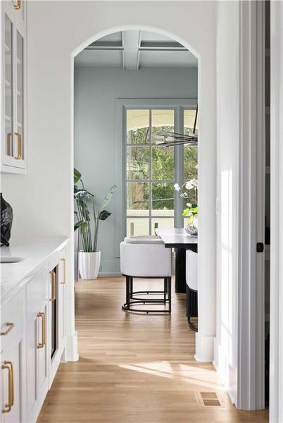 Furnished interior view inside a new home in , Atlanta (Image 15).