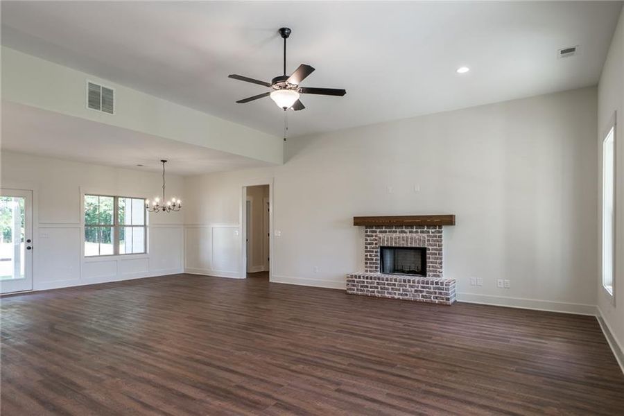 Spacious, unfurnished interior of a new home in , Social Circle (Image 28).