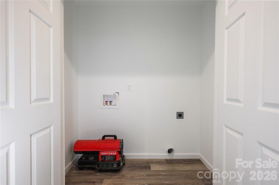 Laundry closet