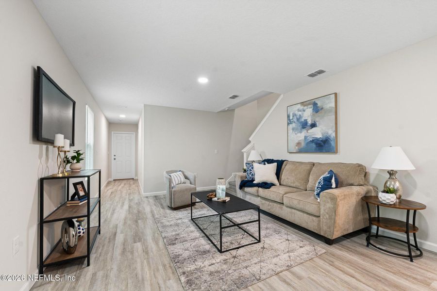 Furnished interior view inside a new home in , Jacksonville (Image 6).