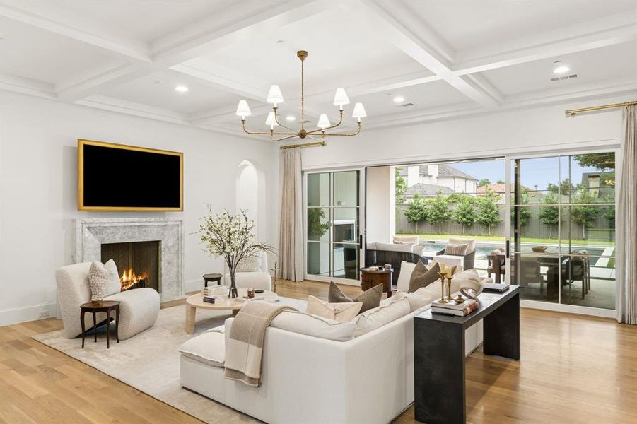 Furnished interior view inside a new home in , Dallas (Image 5).