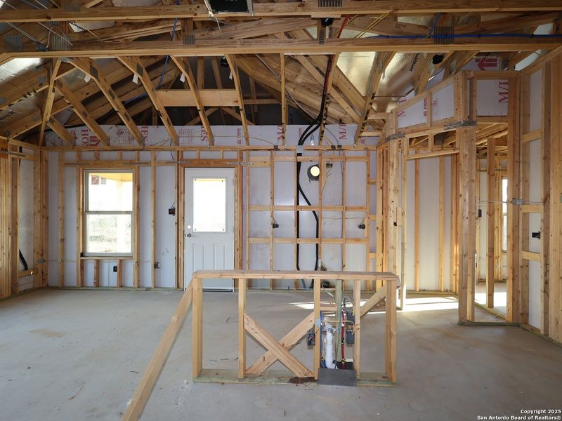 In-progress construction of a new home in Chaparral Ranch, Floresville, TX (Image 18). In-progress construction of a new home in Chaparral Ranch, Floresville, TX (Image 18).