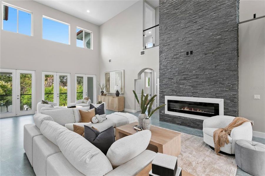 Furnished interior view inside a new home in , Dunedin (Image 8).