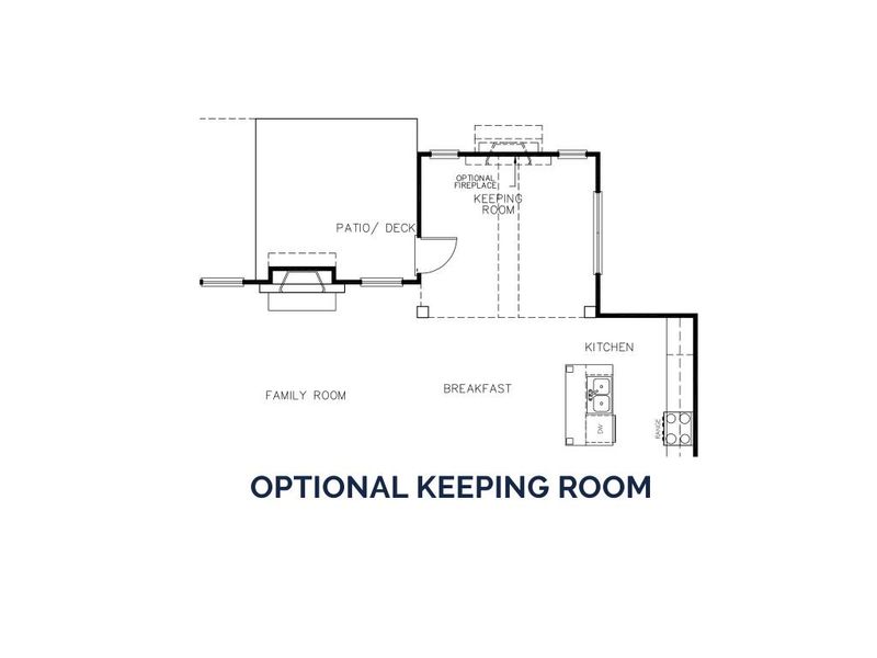 2D floor plan layout for the The Rochester by Stephen Elliott Homes in Oak Mountain View, Carrollton, GA (Image 7).