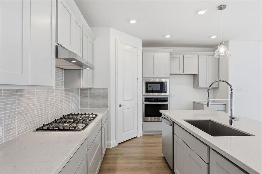Furnished interior view inside a new home in The Ranch at Uptown Celina 40s, Celina (Image 9). Furnished interior view inside a new home in The Ranch at Uptown Celina 40s, Celina (Image 9).