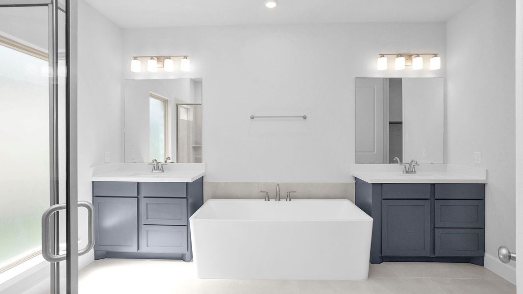 Furnished interior view inside a new home in Artavia 50', Conroe (Image 5). Furnished interior view inside a new home in Artavia 50', Conroe (Image 5).