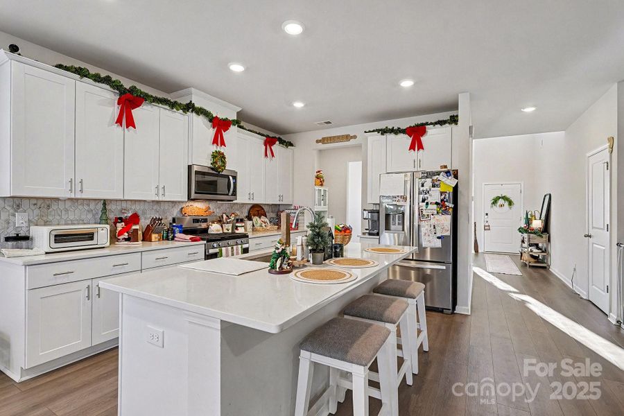 Furnished interior view inside a new home in Shepherds Landing, Mooresville (Image 26).