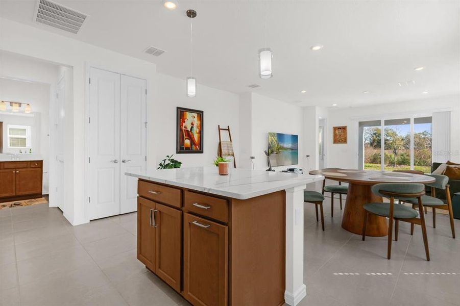 Furnished interior view inside a new home in Tohoqua Reserve, Kissimmee (Image 14).