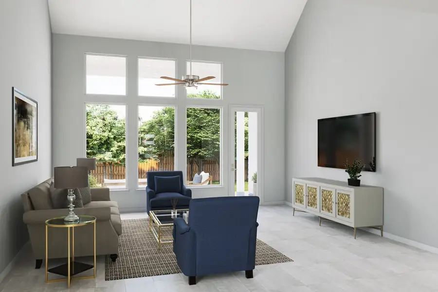 Furnished interior view inside a new home in Arbor Collection At Park Central, Georgetown (Image 8).