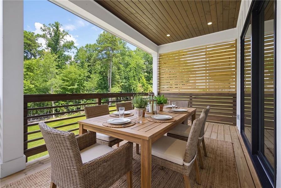 Exterior details and patio area of a home in , Cumming (Image 34).