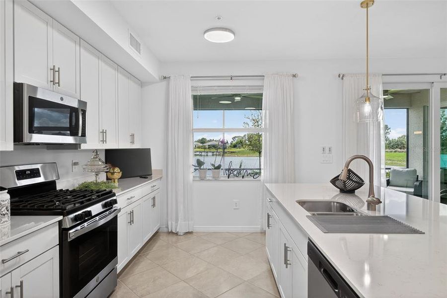 Furnished interior view inside a new home in , Punta Gorda (Image 13).