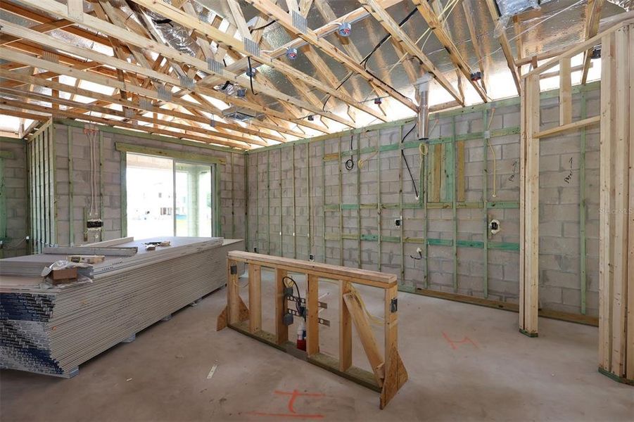 In-progress construction of a new home in Bay Lake Farms, St. Cloud, FL (Image 13).