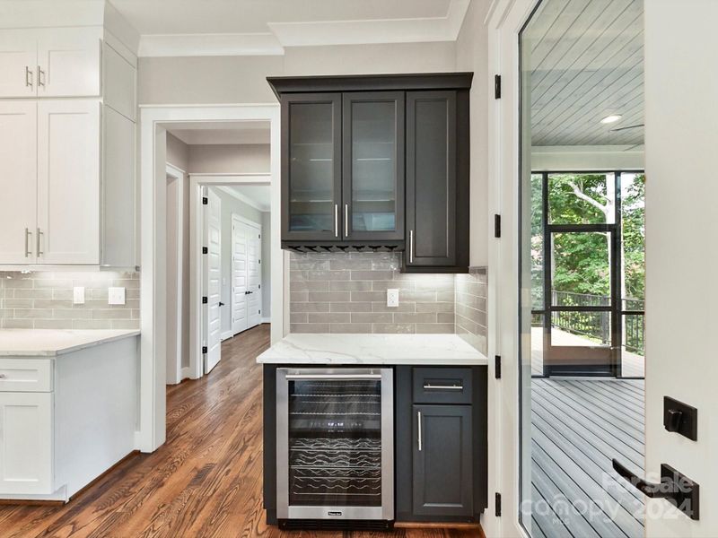 Wine Fridge & Butler Pantry