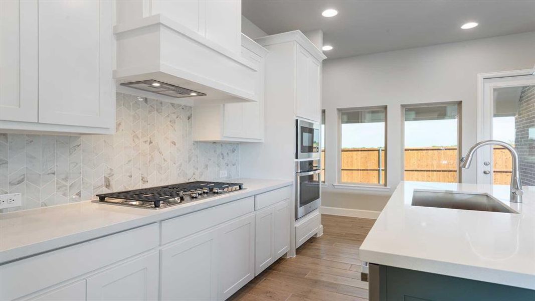 Furnished interior view inside a new home in The Heights At Uptown Celina 45', Celina (Image 12). Furnished interior view inside a new home in The Heights At Uptown Celina 45', Celina (Image 12).