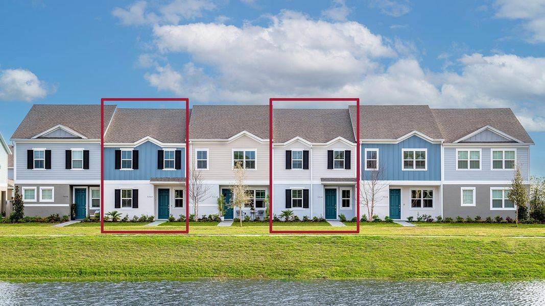 Representative exterior photo of a completed home built from the Jackson by Park Square Residential in The Residences at Emerson Park, Apopka, FL (Image 2).