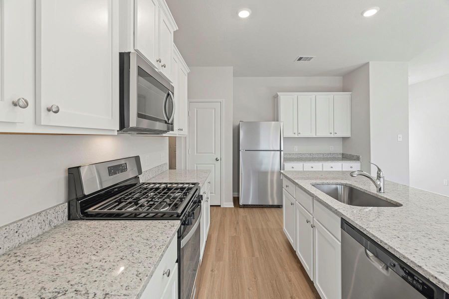 Furnished interior view inside a new home in Emberly, Beasley (Image 4).