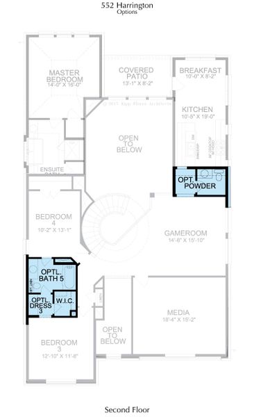Image 39 representing the The Harrington by Landon Homes in Impression 55s, Frisco, TX. Image 39 representing the The Harrington by Landon Homes in Impression 55s, Frisco, TX.
