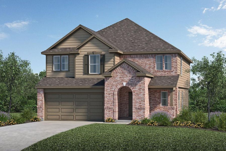 Welcome home to 709 Appaloosa Meadow Drive located in Mustang Ridge and zoned to Magnolia ISD.