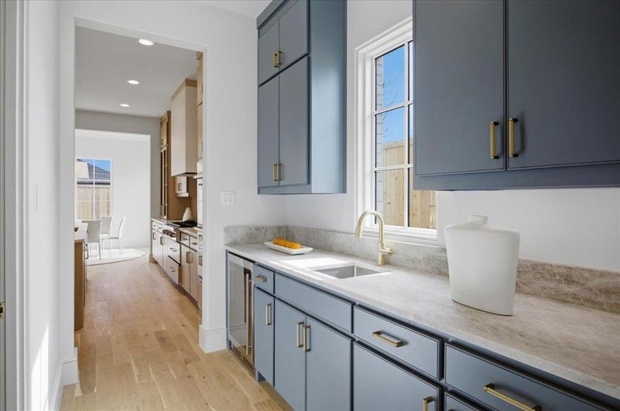 Furnished interior view inside a new home in , Dallas (Image 31).