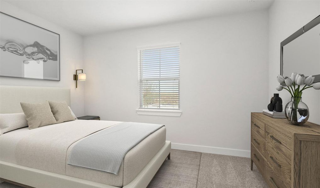 Furnished interior view inside a new home in Tarkington Timbers, Cleveland (Image 11). Furnished interior view inside a new home in Tarkington Timbers, Cleveland (Image 11).