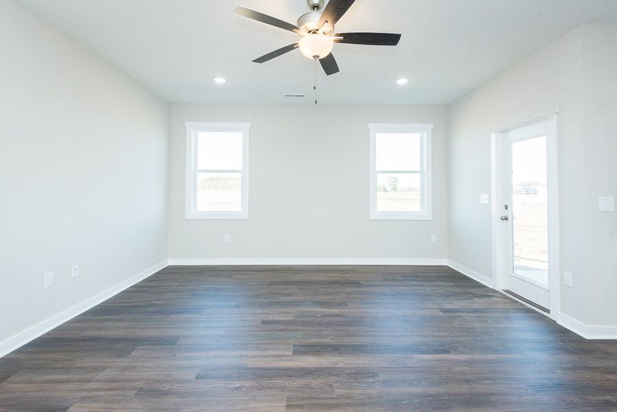 Representative unfurnished interior of a home built from the Polk by Foundation Home Builders LLC in Sandi Estates, Stantonsburg (Image 30).
