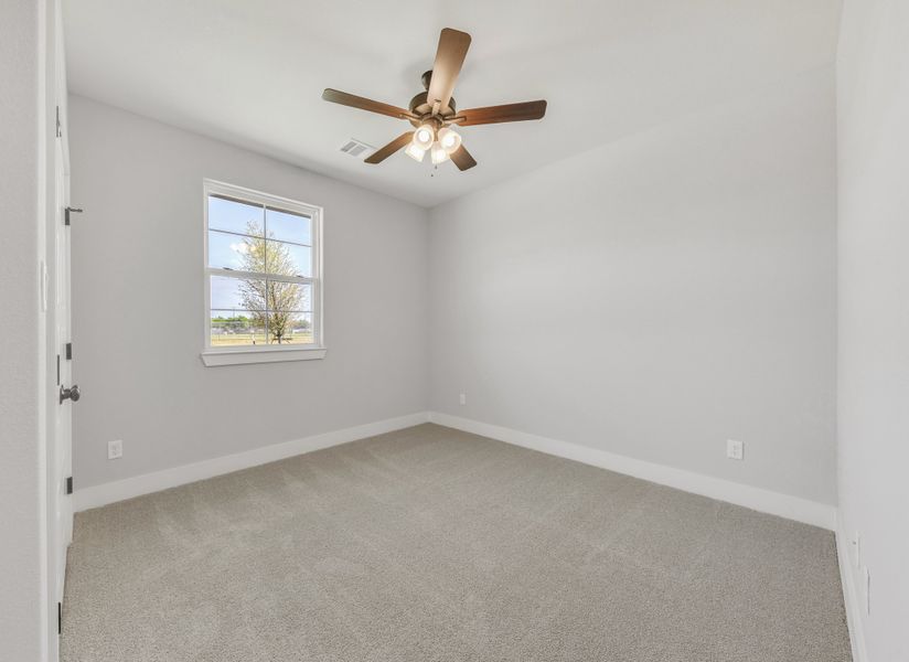 Representative unfurnished interior of a home built from the The Maggie by Reece Homes in Harvest Meadows, Bryan (Image 63).