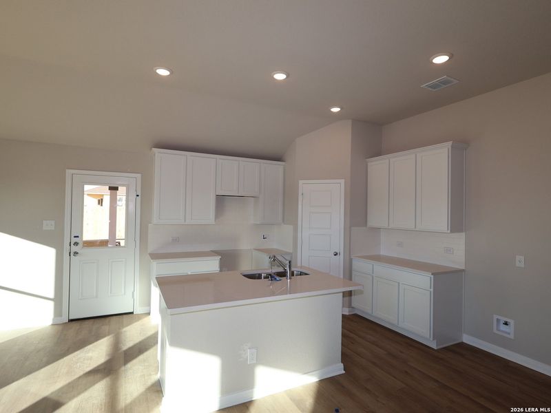 Furnished interior view inside a new home in Hickory Ridge, Elmendorf (Image 7). Furnished interior view inside a new home in Hickory Ridge, Elmendorf (Image 7).