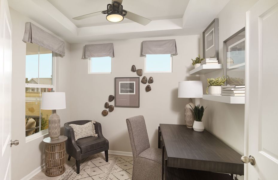 Furnished interior view inside a new home in Del Webb Charleston at Nexton, Summerville (Image 16).