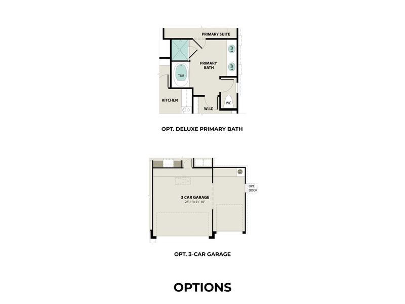 2D floor plan layout for the The Laguna A by Davidson Homes LLC in Sunterra, Katy, TX (Image 4). 2D floor plan layout for the The Laguna A by Davidson Homes LLC in Sunterra, Katy, TX (Image 4).