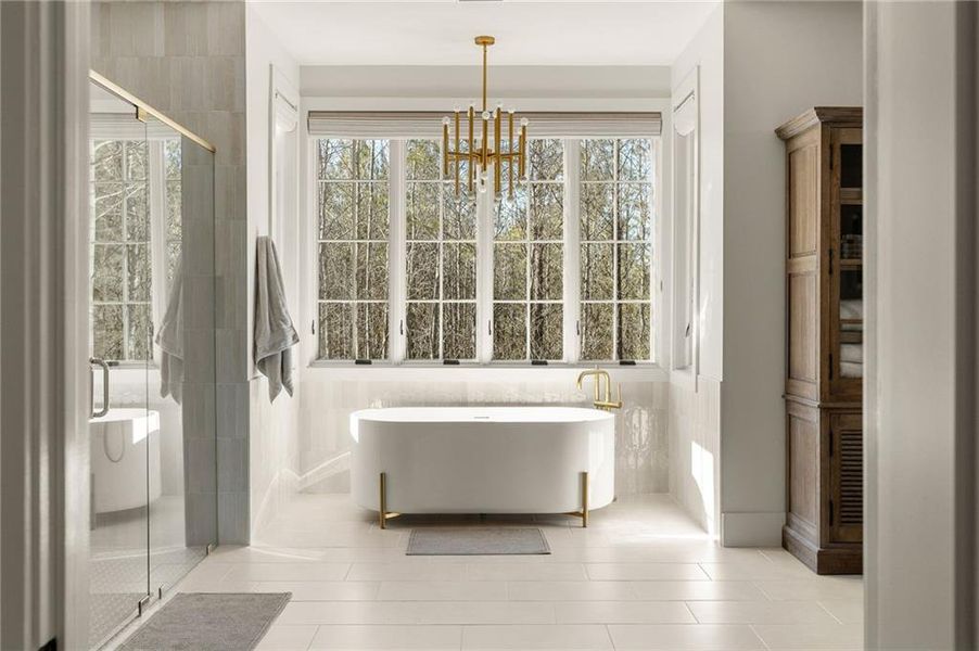 Furnished interior view inside a new home in , Chattahoochee Hills (Image 21).